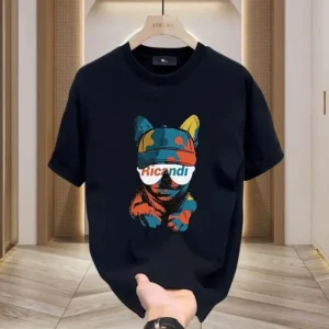 Fashion Trendy Brand 2025 Summer Trend Loose Round Neck Casual Wear T-shirt